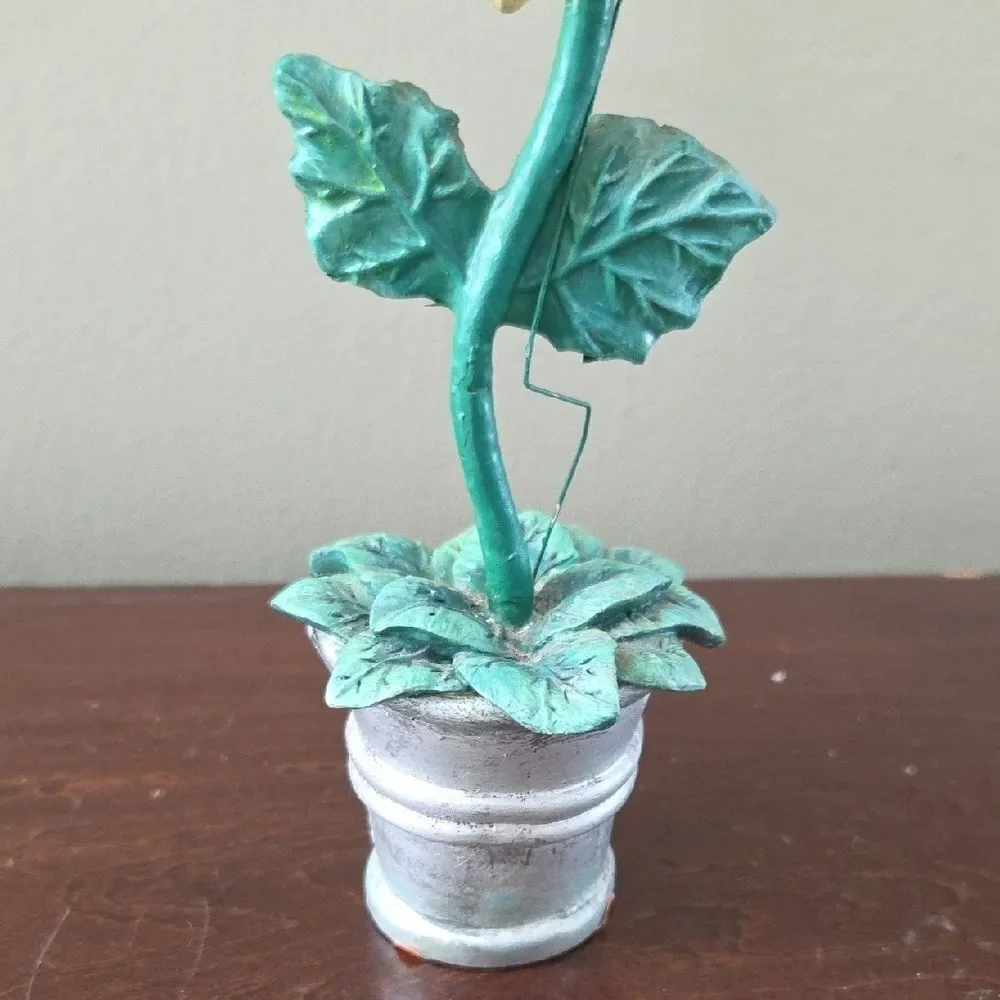 Sunflower Decor with Ladybug Accent